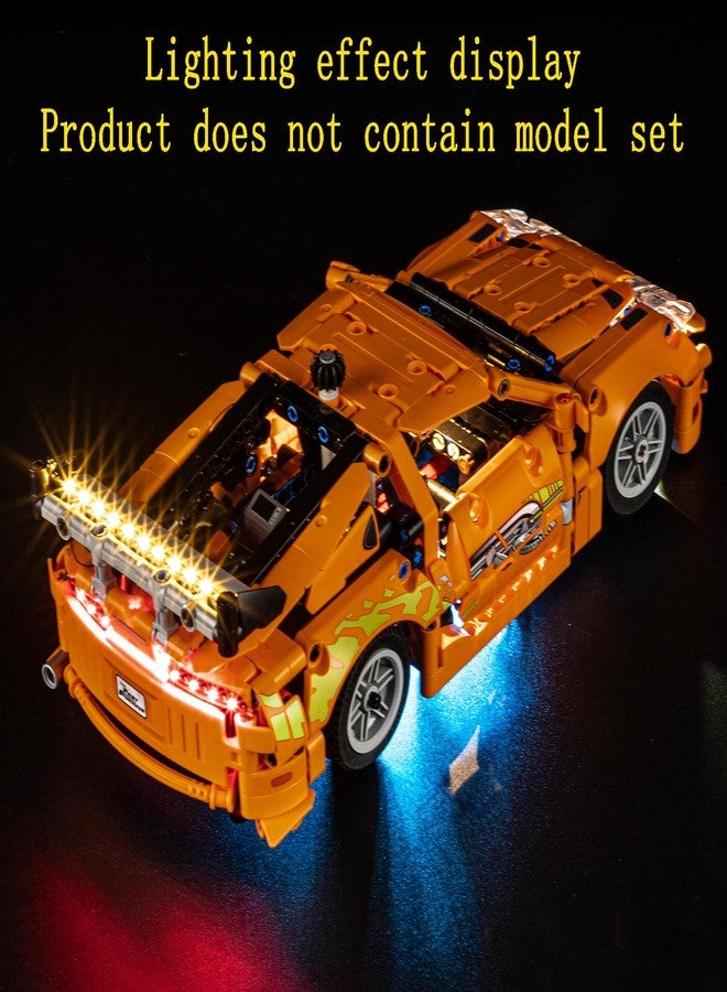GEAMENT LED Light Kit Compatible with Lego Fast and Furious Toyota Supra MK4 Building Blocks Model - Lighting Set for Technic 42204 (Model Set Not Included) - Image 4